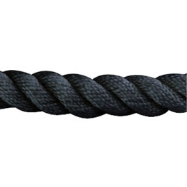 Sea Dog Line - 3004.4903 Sea-Dog 301110010BK-1 Twisted Nylon Dock Line - 3/8" x 10', Black