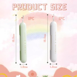 Lilbitty 2 Pieces 2 in 1 Needle Threader Seam Ripper, Threader and Seam Remover Seam Ripper Tool, Needle Threader for Hand Sewing Sewing Knitting Quilting Tool