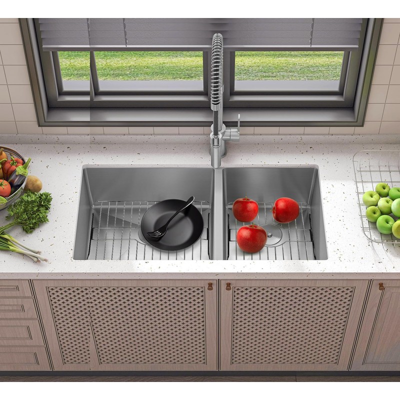 SunnyPoint 304 Stainless Steel Sink Protector Rack – Rust-Resistant Grid