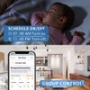 WiFi Smart Plug Outlet Compatible with Alexa,Google Assistant,App and Voice