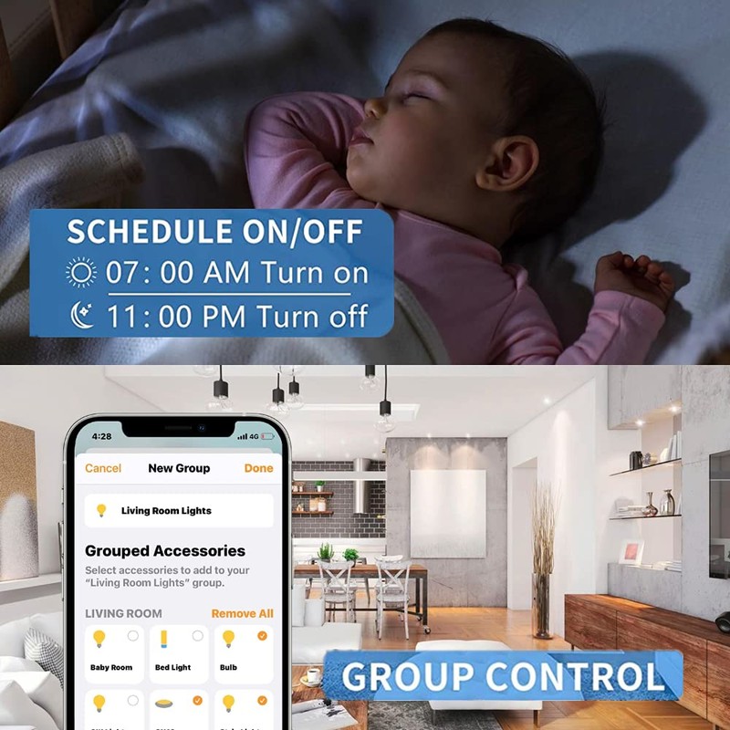 WiFi Smart Plug Outlet Compatible with Alexa,Google Assistant,App and Voice