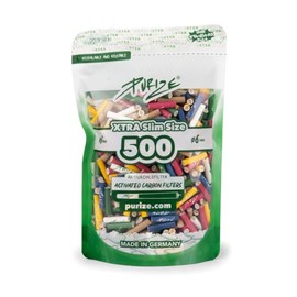 PURIZE® 500 Xtra Slim Bag - Premium Activated Carbon Filter for Refined Enjoyment - Multicoloured
