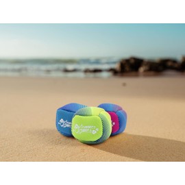 SUMMER GAMES 3 x 5cm Diameter Neoprene Ball Set - Blue/Green/Pink - 33g