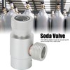 CO2 Refilling Adapter CGA320//TR21-4 Soda Valve Connector ASA Accessories Silver