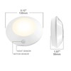 HONWELL Motion Sensor Light Indoor Ceiling Light Cordless Motion Sensor