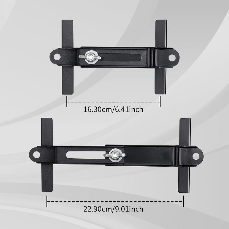 RGOAANC Adjustable Battery Hold Down, Universal Adjustable Battery Crossbar with