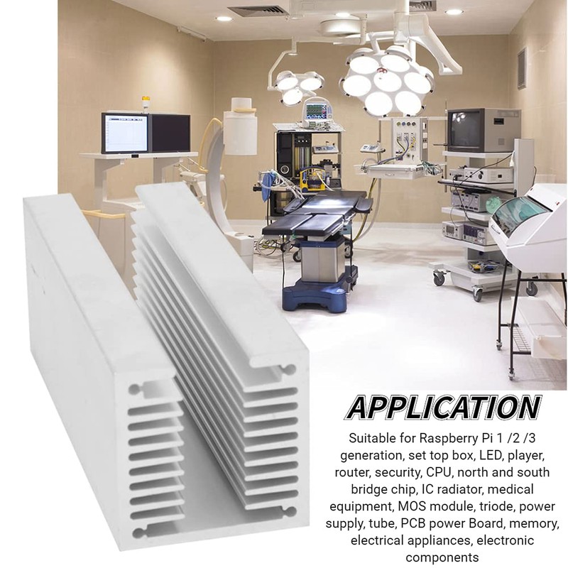 Sharainn Heat Sink Aluminum U Type TO-3P Heatsink 100 x