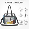 USPECLARE Clear Bag for Stadium Events, 12x6x12 Transparent Stadium Messenger