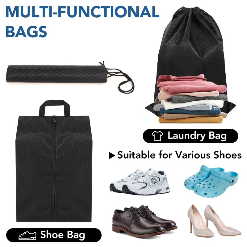 Packing Cubes, Compression Organisers Packing Bags Travel Packing Cubes for