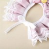 Collar Rosa Para Gatos Y Perros, Babero De Encaje Y
