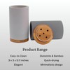 Matani Bamboo Toothbrush Holder Diatomite Tooth Brush Organizer - Storage
