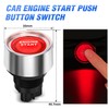Nilight Ignition Rocker Switch Panel 12V 4 in 1 with