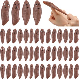 42 Pieces Finger Slingshot Novelty Toys Fake Toy Ornament Slingshot Gag Toys Fingers Stretchy Funny Rubber for Flying Games and Party Favors, 2.56 x 0.79 Inch