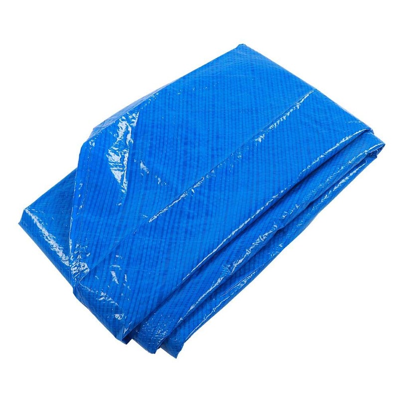 Round Shape Pool Cover, PE Swimming Pool Protective Cloth, Blue