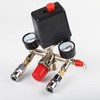 Hsthe Sea Air Compressor Pressure Switch Double Outlet Tube Alloy
