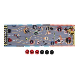 Tabletop Curling Game Fun Compact Curling Board Game Portable Tabletop Games Toy for Adults Kids Families Racing Cars Style