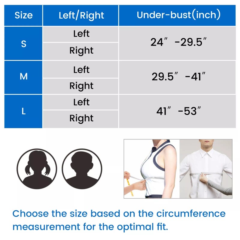 VELPEAU Arm Shoulder Elbow Immobilizer Sling Fracture Brace for Women