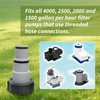 Hose Adapter with Collar Compatible with Intex Threaded Connection Pump