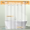 River Dream 3 in 1 Shower Curtain Set, Waffle Fabric