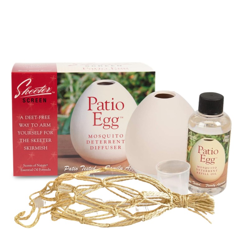 Skeeter Screen 90760R Patio Egg Diffuser – Decorative Essential Oil