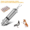 Stainless Steel Ultrasonic Pigeon Whistle with Lanyard for Dog Bird