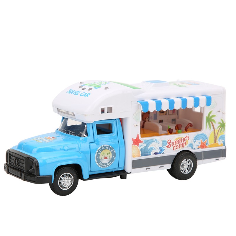 1/28 Simulation Multi Function Light Music Pull Back Toy Car
