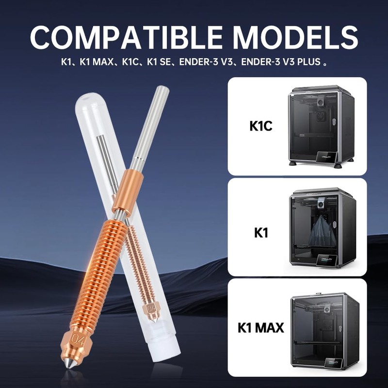 Integrated all metal for printing PLA, ABS, PETEG, TPU, PP,