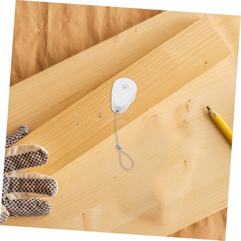 2 x Automatic Retractable Cable Lock with Anti-Theft Function, Steel