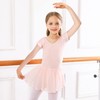 Bezioner Girls Ballet Dance Dress Pink Ballet Outfit Leotard with