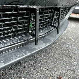 21ST_AUTOPARTS For 2015-UP Dodge Challenger Front Bumper License Plate Mount Holder Brackets US