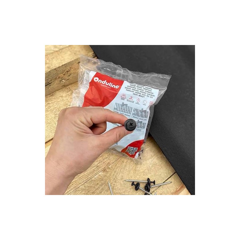 GENUINE BLACK SCREWS 100 PACK
