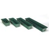 Novelty 203459 Poly-Pro Plastic Flower Box Planter, Hunter Green, 18-Inch