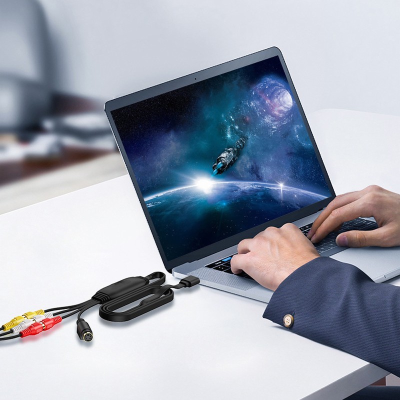 Video Capture Card USB to RCA S Video Converter Adapter