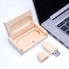 Yaxiny USB Stick Wooden Memory Stick 128 GB USB 3.0