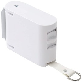 SUGGEST Indoor Clothes Drying Wire, Available Colors, Load Capacity: Approx. 55.1 lbs (25 kg), Maximum Length 10.6 ft (4.2 m), Wire Belt, Clothes Drying, Room Drying, Laundry Drying Wire, Waterproof (White)