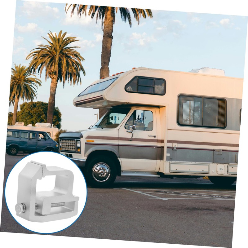 Mobestech Campsite Vehicle Essential: 2pcs Camping Canopy Clamp for Rv