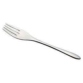 Alasawa Seisakusho Alphabet Biwa Dinner Fork, 18-10 Stainless Steel 8703