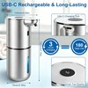 Automatic Soap Dispenser, Hand Soap Dispenser 12.8oz/380ml Smart Rechargeable, Liquid