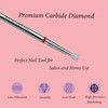 BITNBITH Inverted Tapered Cuticle Nail Drill Bit 3/32" Diamond Professional