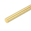 sourcing map 1 Pcs 15/32"(12mm) Dia Brass Solid Round Rod,