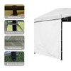 MOQI 10x10 ft Sidewall for Canopy Tent Sunwall for Pop