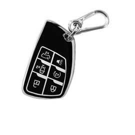 BestEvMod Key Fob Cover Compatible with Hummer EV Accessories Shells with Keychain TPU All-Around Protection Key Case (SUV)