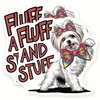 Dog Magnets - Fluff and Stuff - Maltese Puppy Magnets