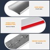 LCGAOYA 1PCS Aluminum Door Rain Drip Guard Cap, 47 Inch