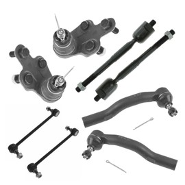 Front Steering & Suspension Kit Ball Joint Sway Bar Stabilizer Link Tie Rod Compatible with 2004-2006 Lexus ES330 Toyota Camry 2004-2008 Solara