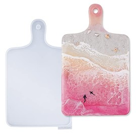 Moldes de bandeja de resina de silicona LET'S RESIN, moldes de resina epoxi para tabla de corte rectangular, moldes de silicona grandes para bandeja de servicio de resina, fundición de epoxi, arte y