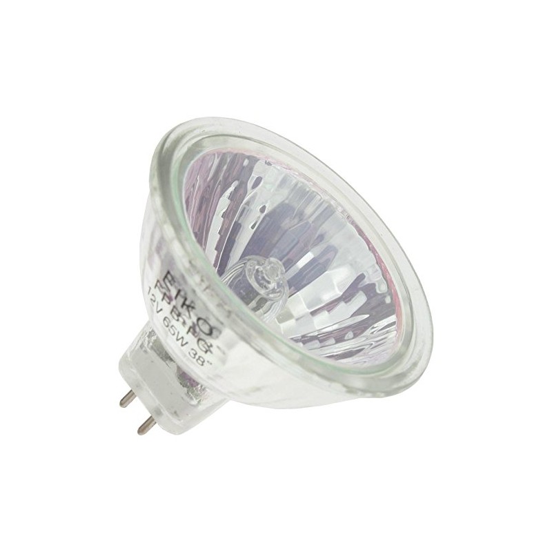 EIKO FPB/CG, 65 Watt, MR16, Twist-Lock (GU5.3) Base Light Bulb