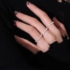 Gold Rings for Women Stackable Rings Set Gold Plated Rings