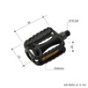 Union SP-698K Children's Bicycle Pedal 9/16 Inch Bicycle Pedal MTB