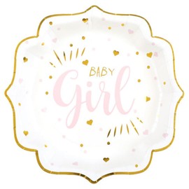 Baby Shower 'Its a Girl' Party Pack For 10 - Cups, Plates and Napkins, Pink Baby Shower Tableware, New Baby Party, Girl Baby Shower